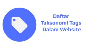 Daftar Taksonomi Tags